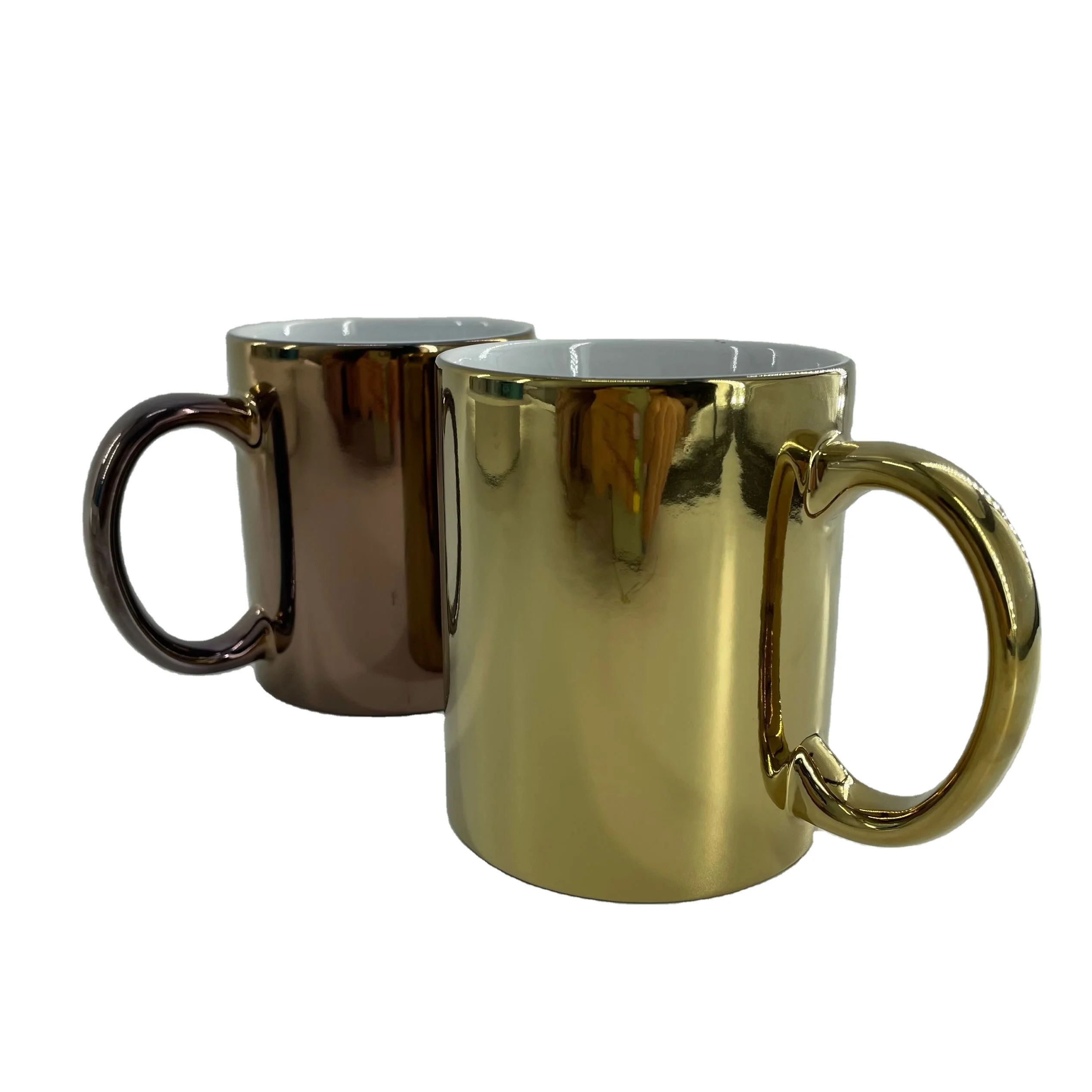 Factory supply wholesale plain ceramic mug crystal mugs ceramic roses with logo