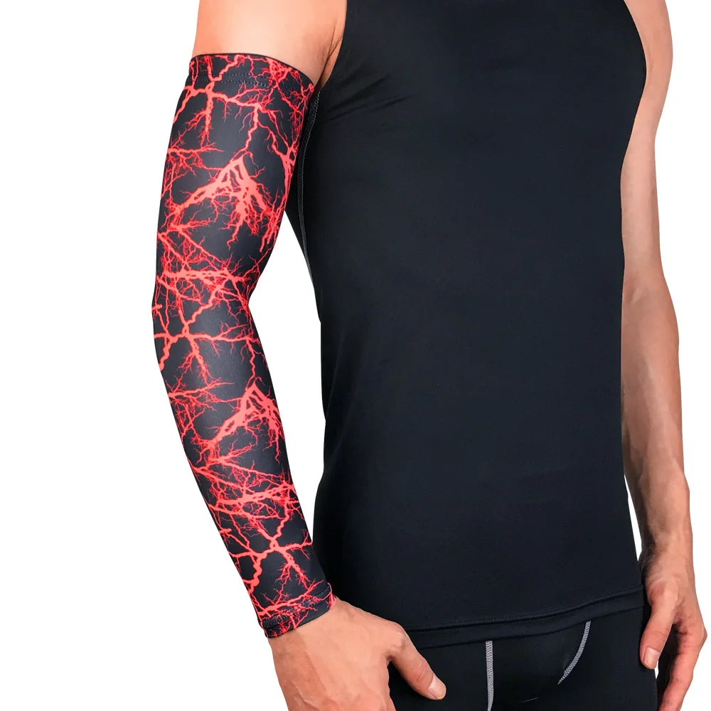 UV Sun Protection Driving Fishing Sport Custom Cooling Compression Cycling Arm Sleeve For Men Women