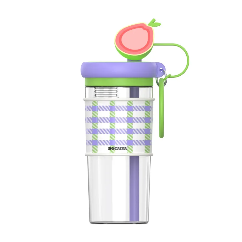 Snow tea glass high appearance level tea water separation straw cup large capacity office water cup