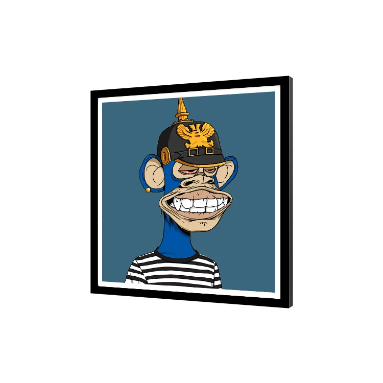 Квадратный цифровой художественный дисплей nft cryptoart