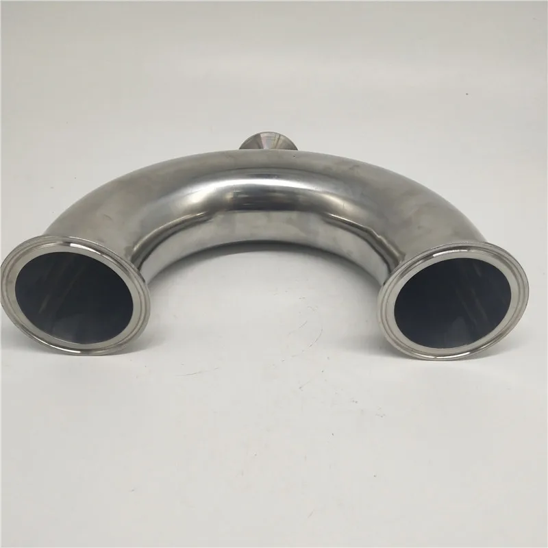 China high quality and factory price Sanitary U Type Tee, Stainless Steel 304/316 used in food /beer/chemical/beverage