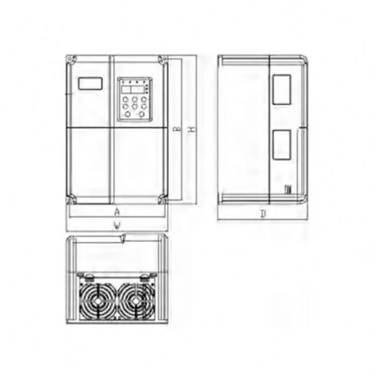 220V Single Phase Input Variable Frequency Drive Inverter for Motor Speed Control