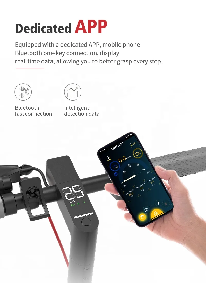 Oversea Warehouse to EU UK USA Canada Mexico Foldable Electrico E scooter Adult Fast Electric Motorcycle Mobility Mope Scooter