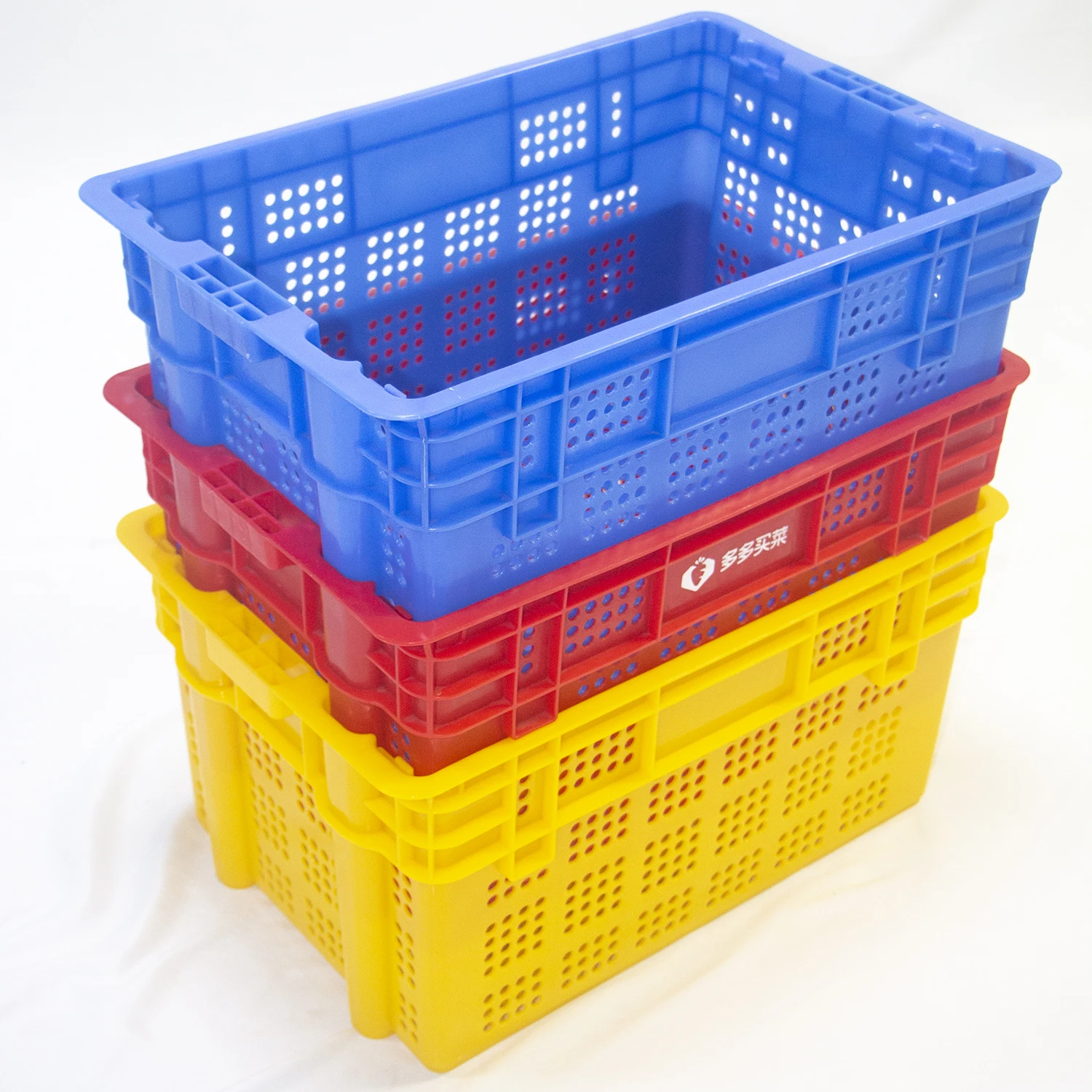 Wholesale collapsible mesh plastic containers suppliers for food vegetables storages