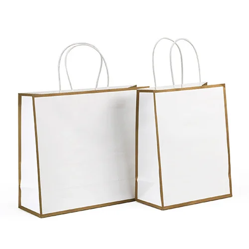 Ssg Shopping Wedding Flower Tote Bag Promotional Custom Kraft Handle Paper Gift Bags With Logo