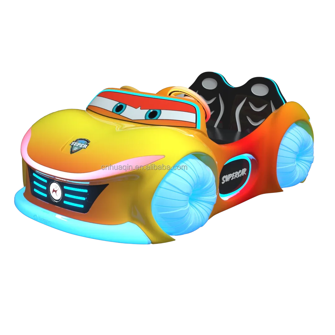 Amusement Park Rides Cool Lights Future Overrun Ride On Car Battery Electric Bumper Car For Sale