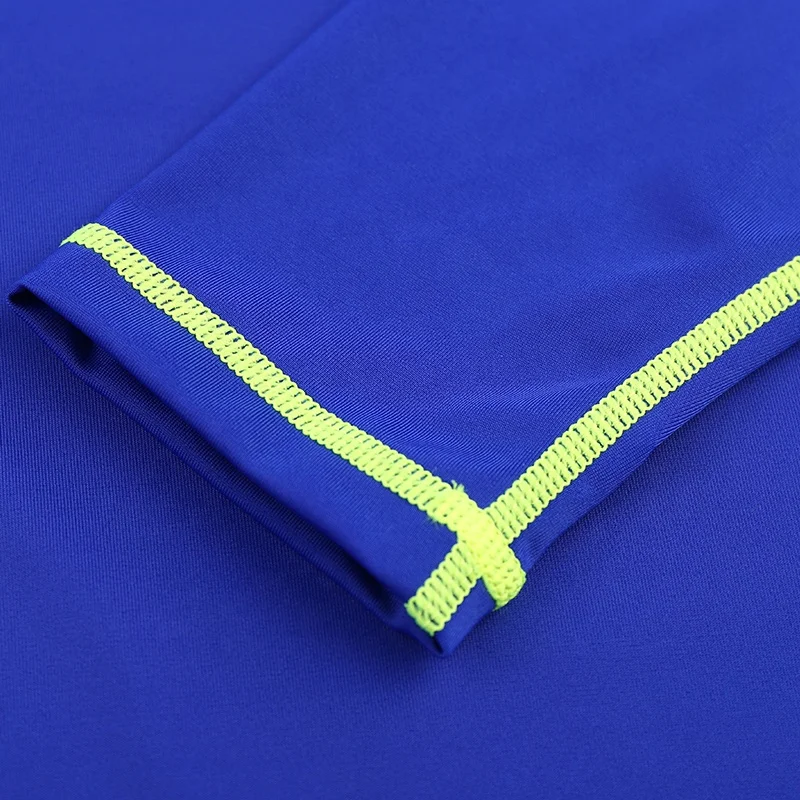 High quality custom printed mens long sleeve spandex lycra shark surf mma rash guard shirts