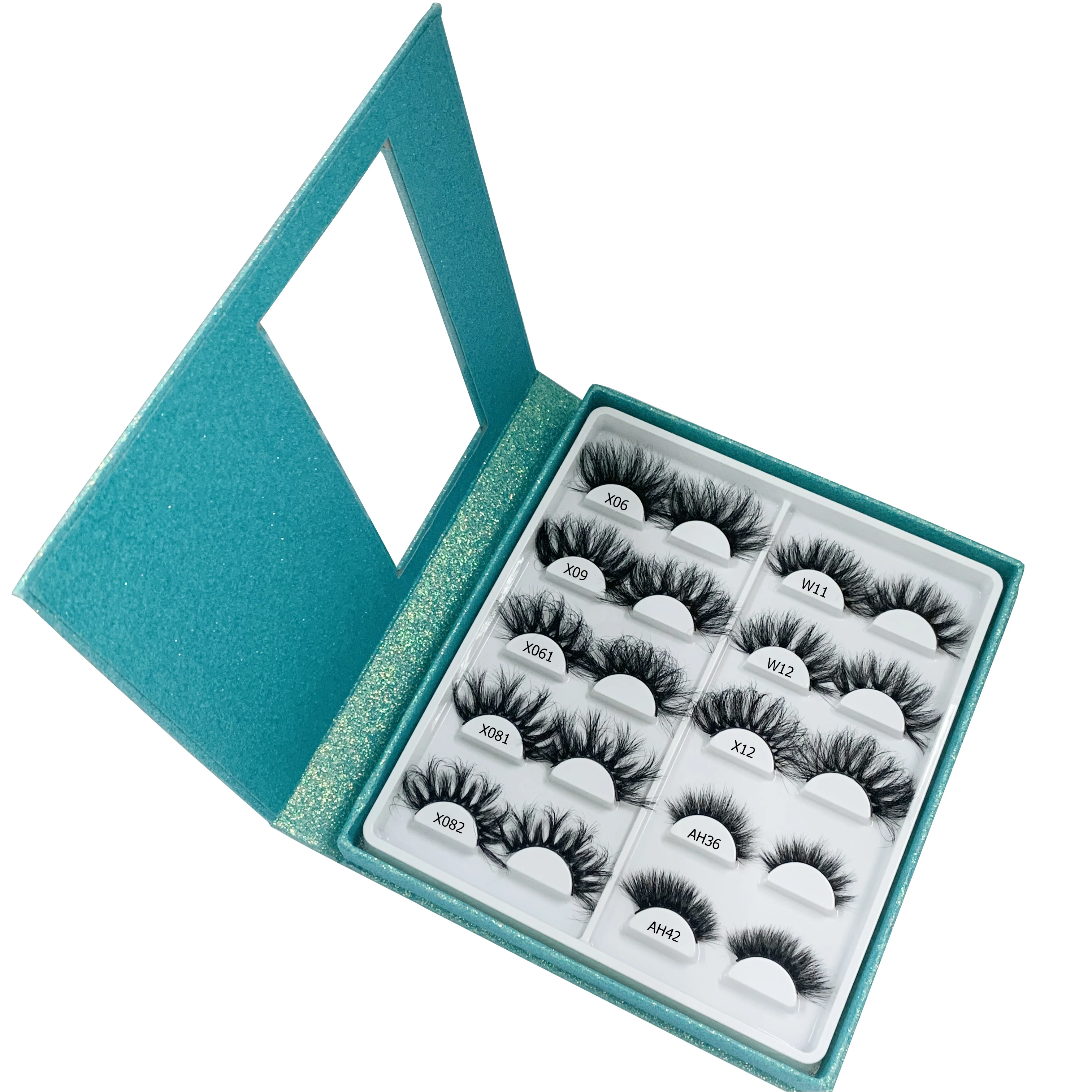 Safe Accent Eye-lifting Curl Affordable Thickness Supplier Vegan 10 Pairs Eyelashes Lash book