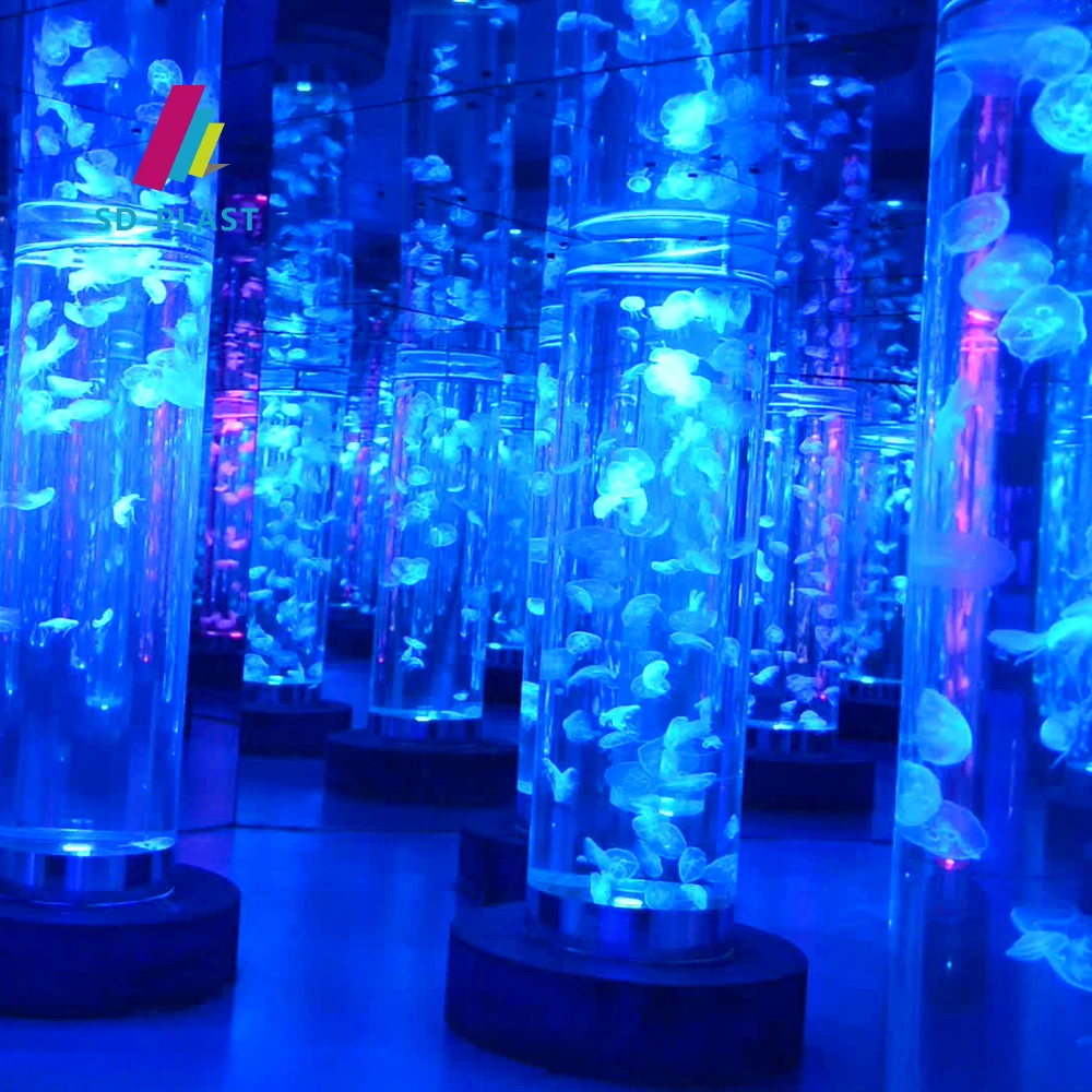 Hot selling acryl cylinder aquarium pmma plastic acrylic glass for tunnel aquarium