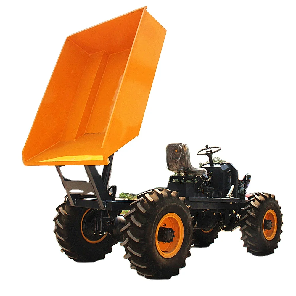 Custom ODM Zy100 1T Electric Mini diesel 4x4 Loader Dumper Small Crawler Dump Loading Tipper Trucks for Concrete