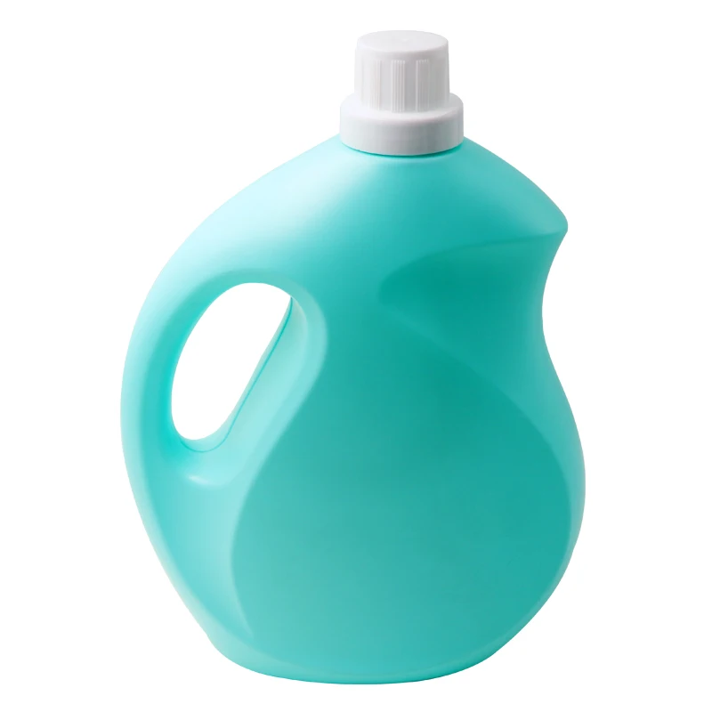 high quality 2L Customized Empty Liquid Laundry Detergent Packaging Container HDPE Plastic Liquid Laundry Detergent Bottle