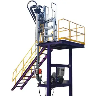 Experienced and highly-skilled  elevated insulated vessel skid mounted with pipeline loading arm folding stair