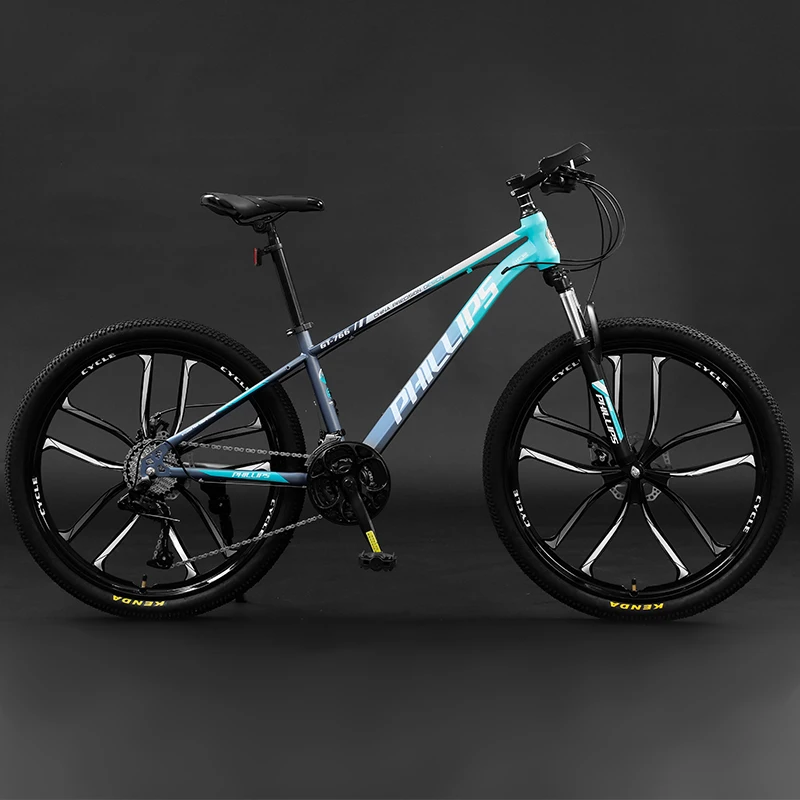 PHILLIPS 2023 New High Quality MTB High Carbon Steel 24/26 inch 30 Speed for adult cycle mountain bike