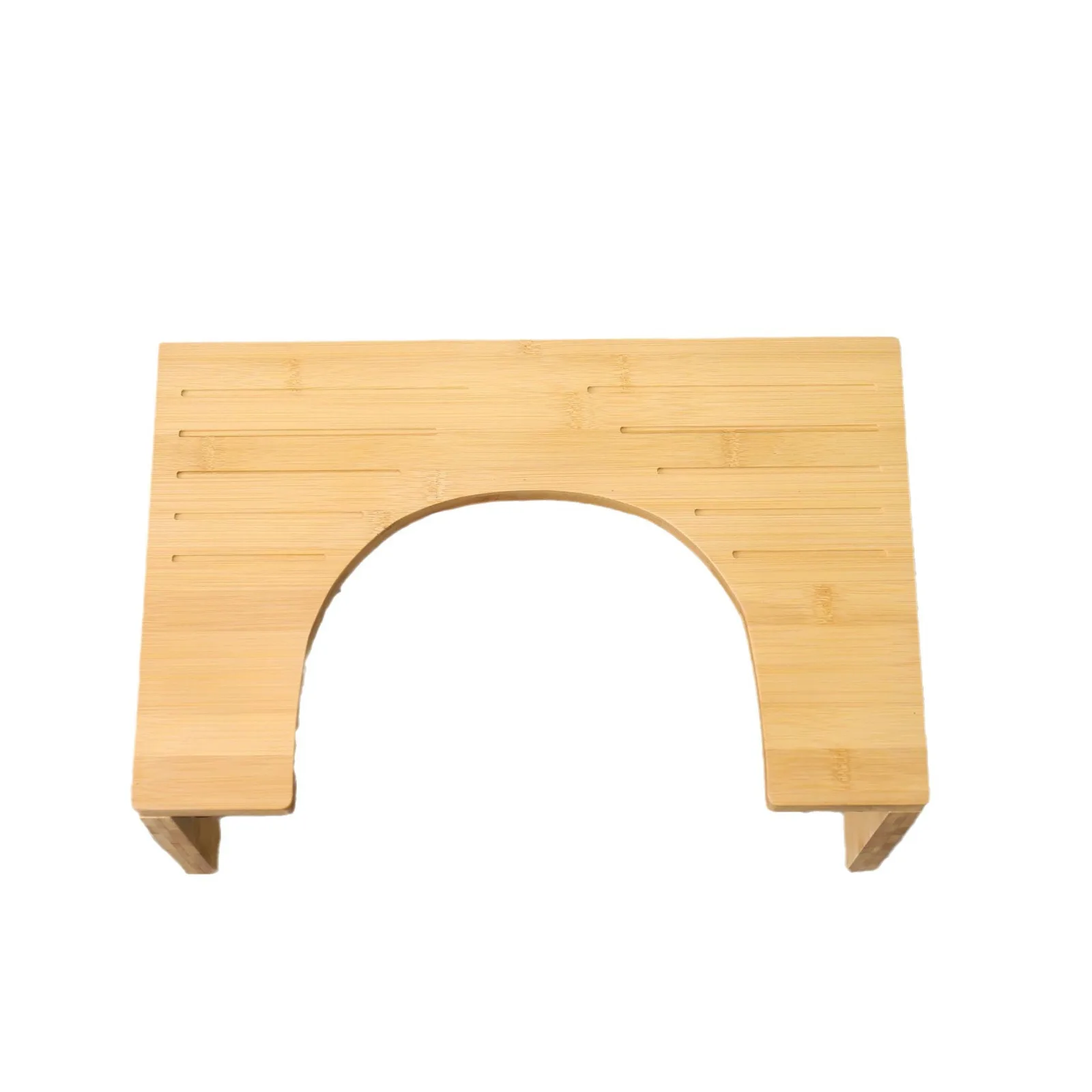 Solid Bamboo Wooden Toilet Stool Thickened Folding Child-Raising Bathroom Foot Support Wood Crafts Wooden Boxes Wall Signs