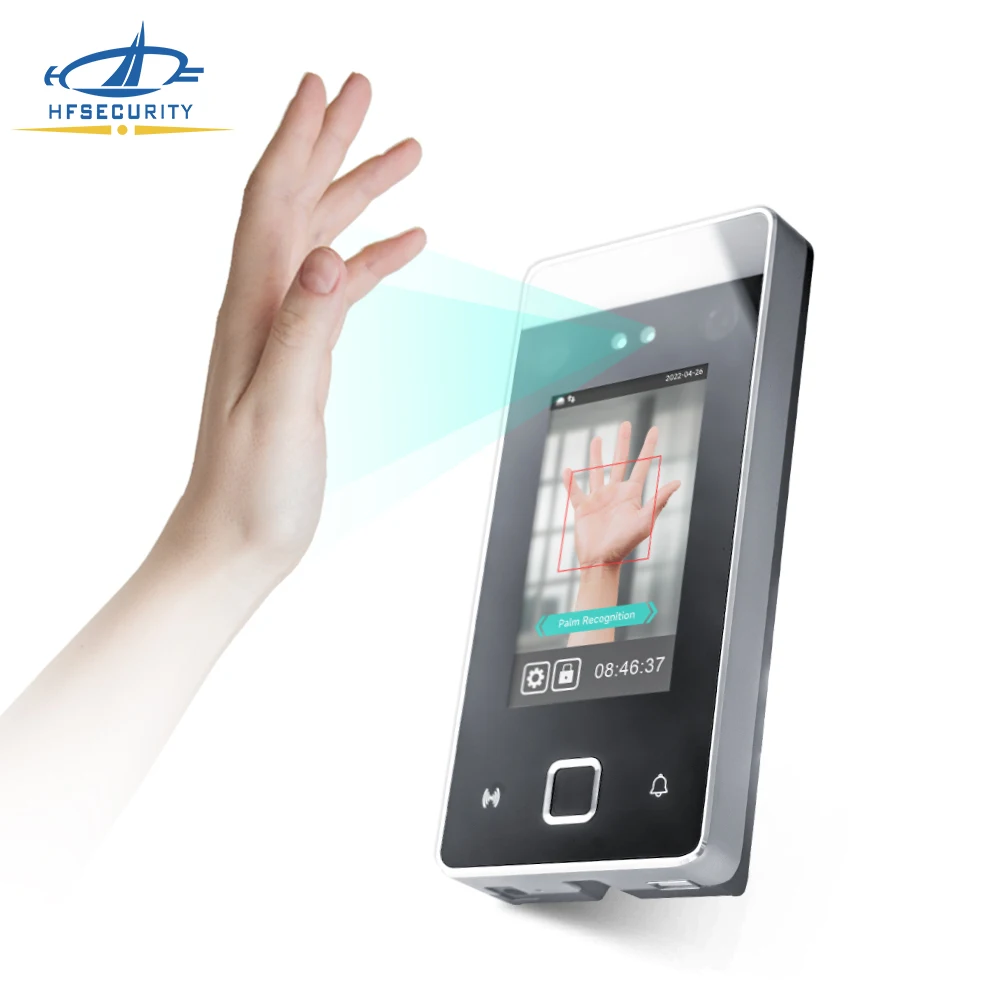 HFSecurity FR05M New Cheap Linux System Face Palm Fingerprint Recognition Attendance Access Control with Free SDK