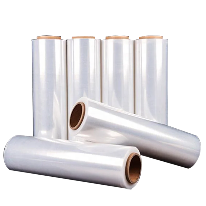 Home Furniture Tile Materials Moving  Plastic Wrapping Clear Cast Packing Stretch Film Roll