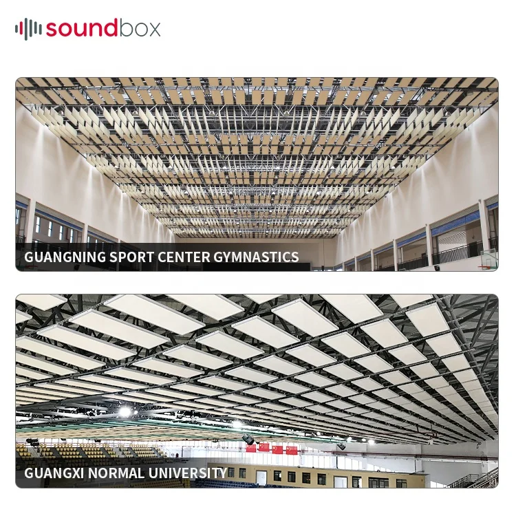 Fire Protection Sound Absorbing Ceiling Acoustic Panel Material for Gymnasiums