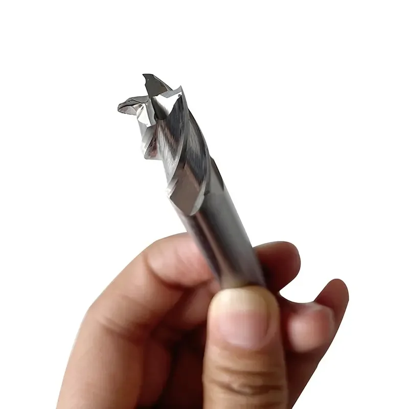 10*H35*L80 10mm Shank ZGFST China Manufacturer Carbide Up Down Helical Spiral End Mill Cutter For CNC Machine Woodworking