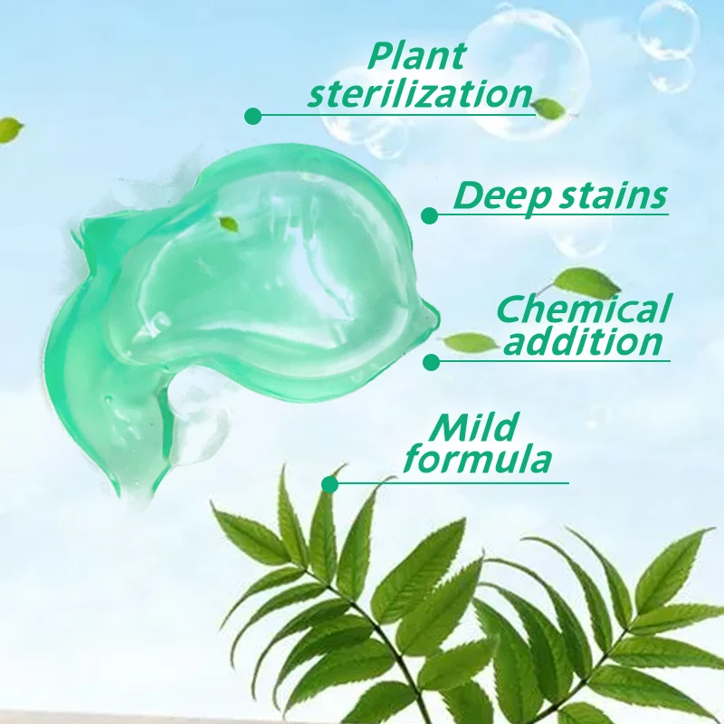 Little Dolphin Shaped Laundry Pods Laundry Detergent Capsules High Foam Laundry Balls