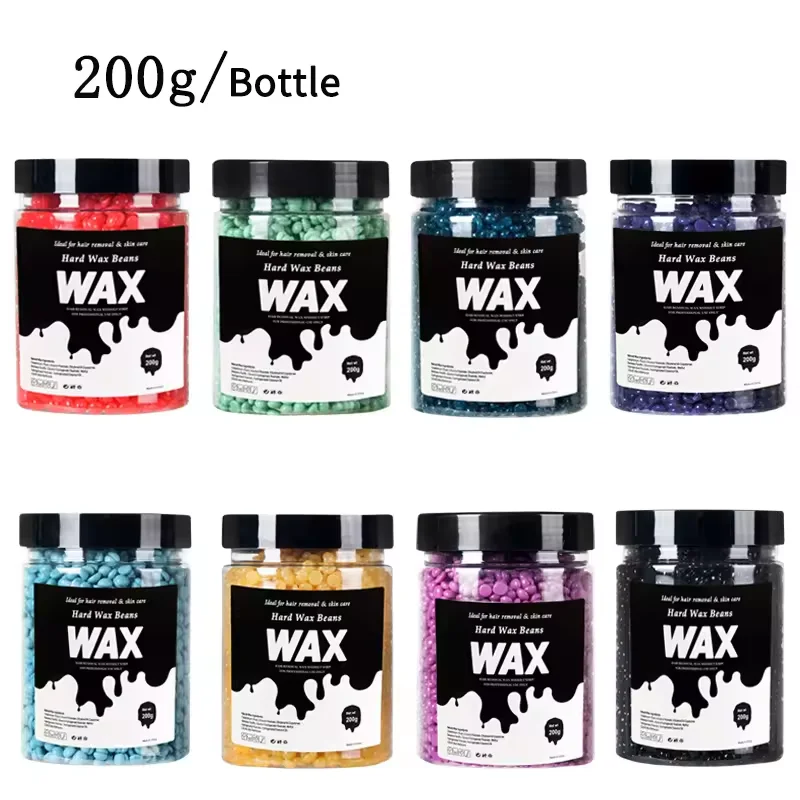 200g Canned Variety Of Colors And Fragrances Selectable Painless Hair Removal Heated Wax Beans Brazil Hard Wax Beans