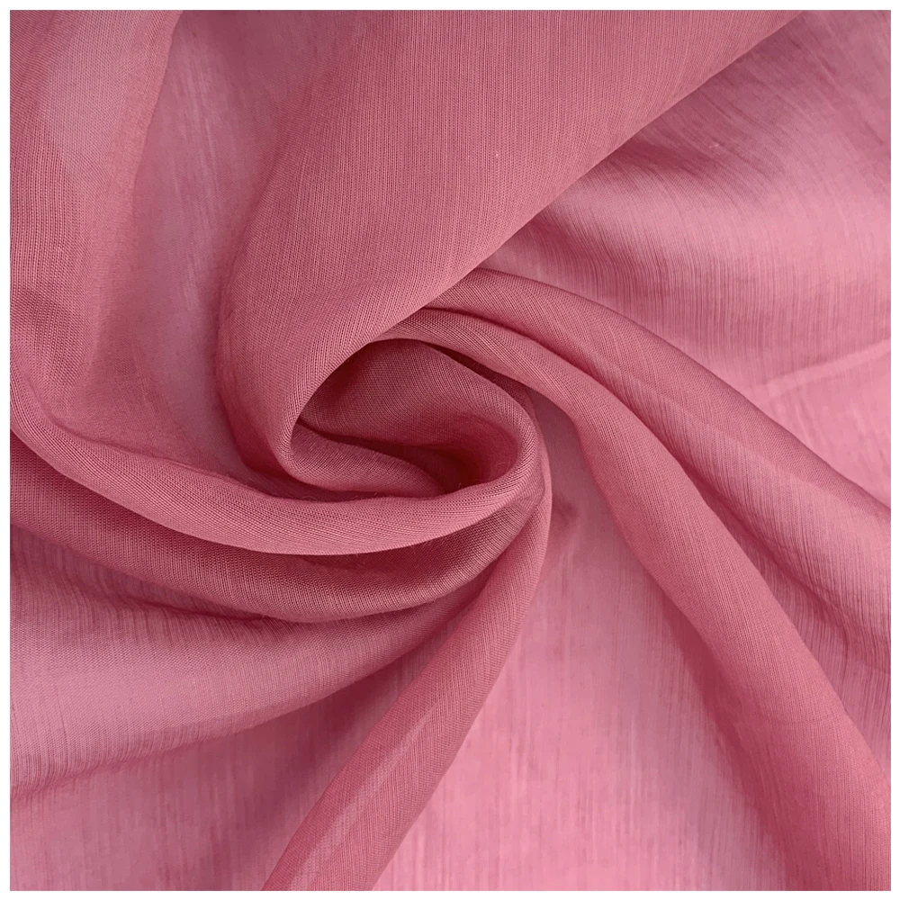 85% Tencel 15% нейлон lyocell легкая шифоновая ткань повседневные Рубашки Сексуальная женская одежда