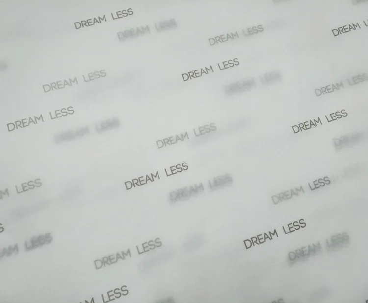 Customized Gift Waterproof Custom Wood Logo Item Style Packaging Tissue Wrapping Paper