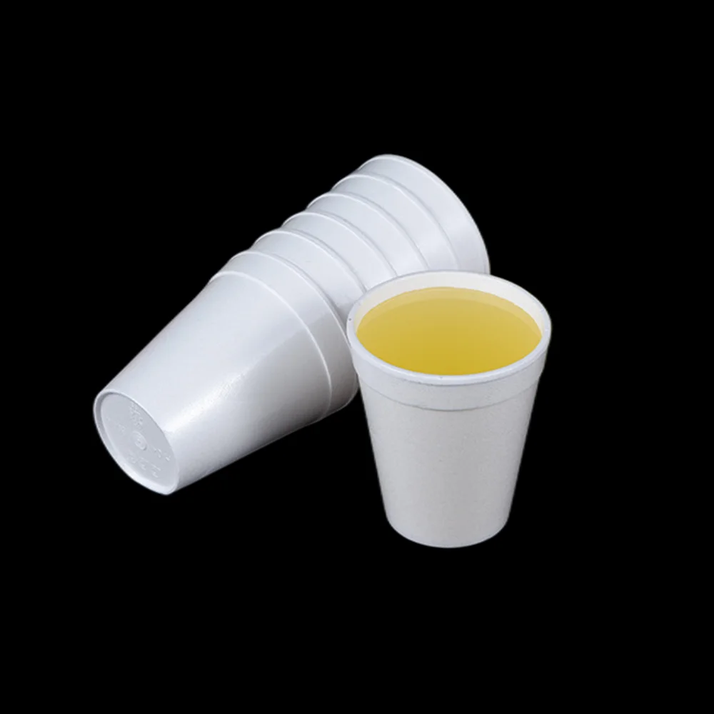 Wholesale 12oz Foam Drinking Cups Custom Printed Coffee Paper Cup Disposable Thick Styrofoam EPS Hot Milk Tea Water Cups