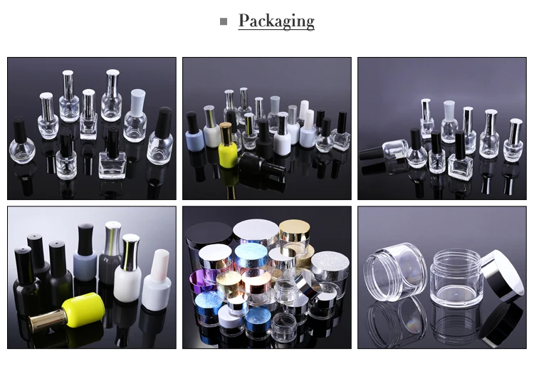 Custom Logo cylinder round small cosmetic acrylic nails powder jar container for acrylic powder and dipping powder