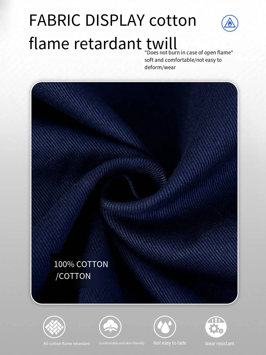 Factory Supply Aramid Coal Mining Rescue Offshore Coverall For Oil And Gas