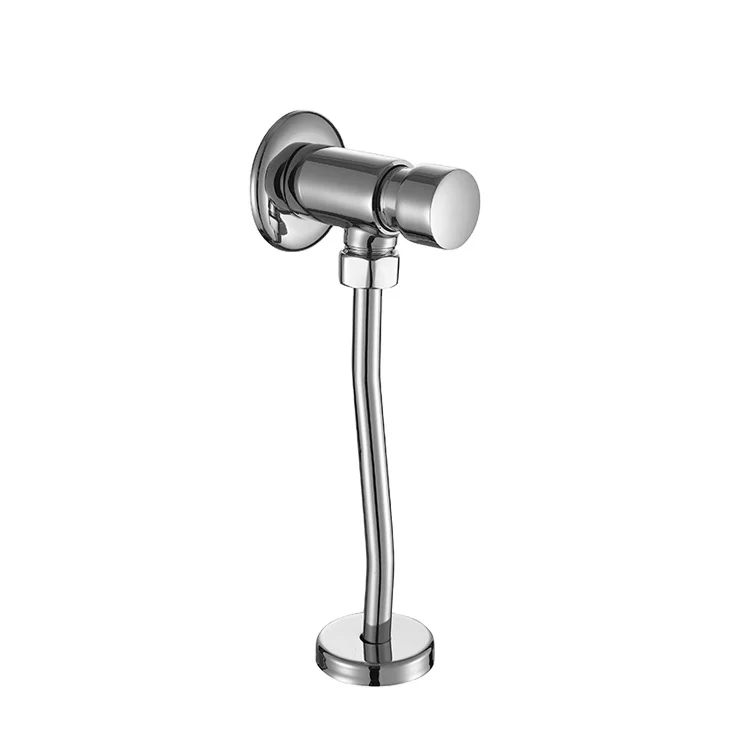 Custom Push Button Brass Flush Valve High Quality Hand Press Urinal Flush Valve