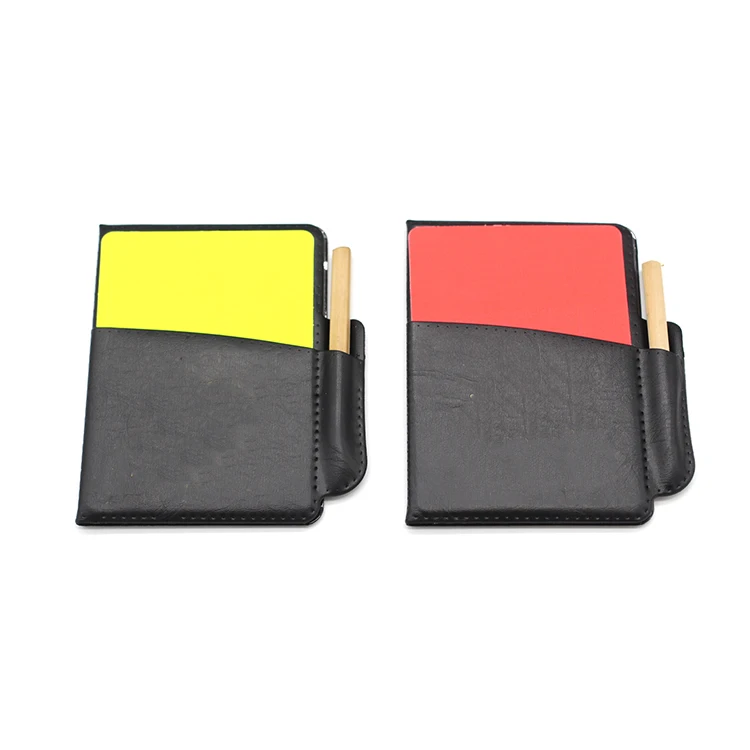 Футбольный арбитр, дешевый красный и желтый набор карт для футбольного матча