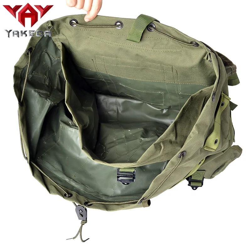Yakeda hiking camping outdoor heavy duty Rucksack Alice tactical backpack bag with metal iron external frame