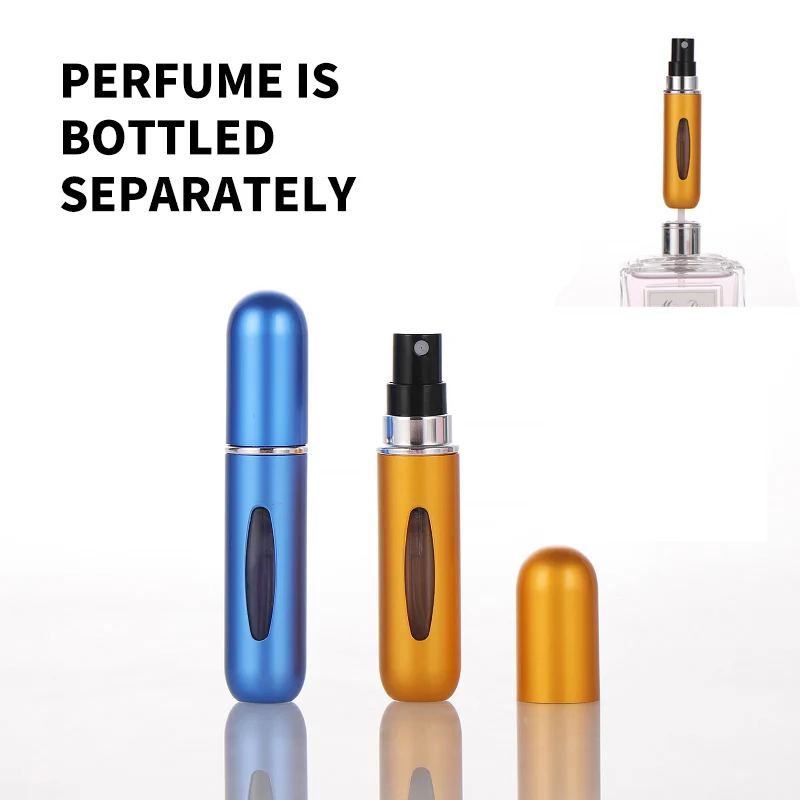 stock2023 wholesales supplier 5ML mini portable travel atomizer bottle refillable bottom filling spray perfume bottle