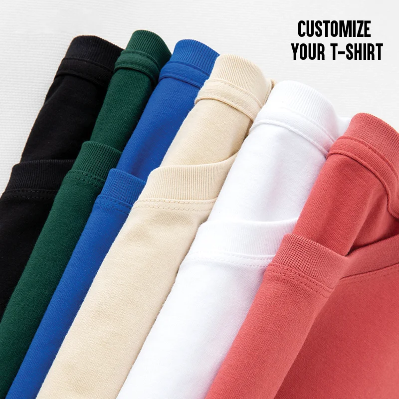 OEM Custom Printed Unisex T-Shirts 100% Cotton Plain White Tee Shirts Casual Long Style Short Sleeves Oversized Fit Logo Print