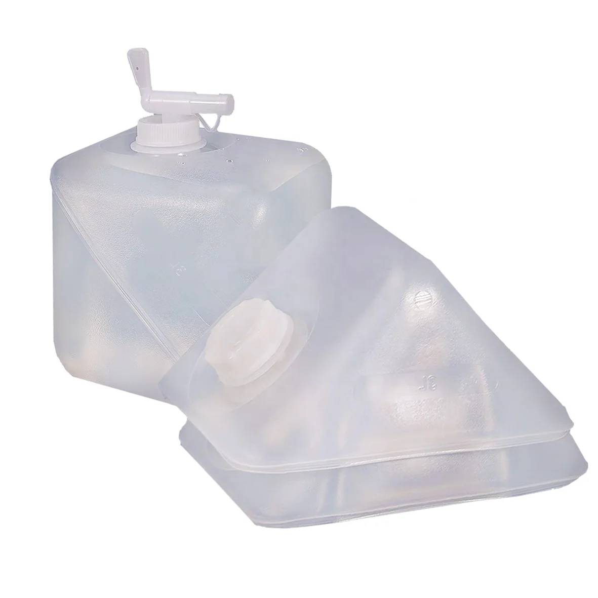 Munkcare BPA-Free Collapsible Water Container with Spigot, Portable Camping Water Storage Foldable Carrier Jug Jerrycan