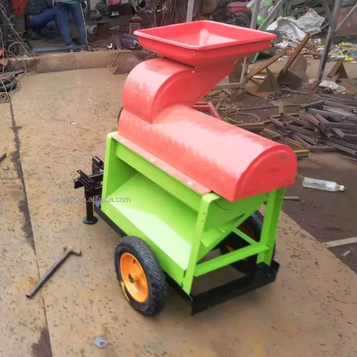 Mini maize thresher machine removing corn cob seed separator corn thresher machine maize threshing
