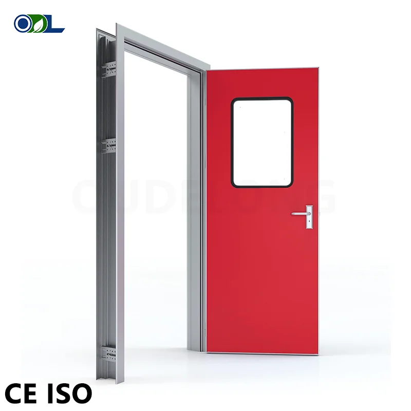 CE/ISO Certification Hygienic Aluminum Frame Automatic Closed Clean Room Door for Purify  Workshop