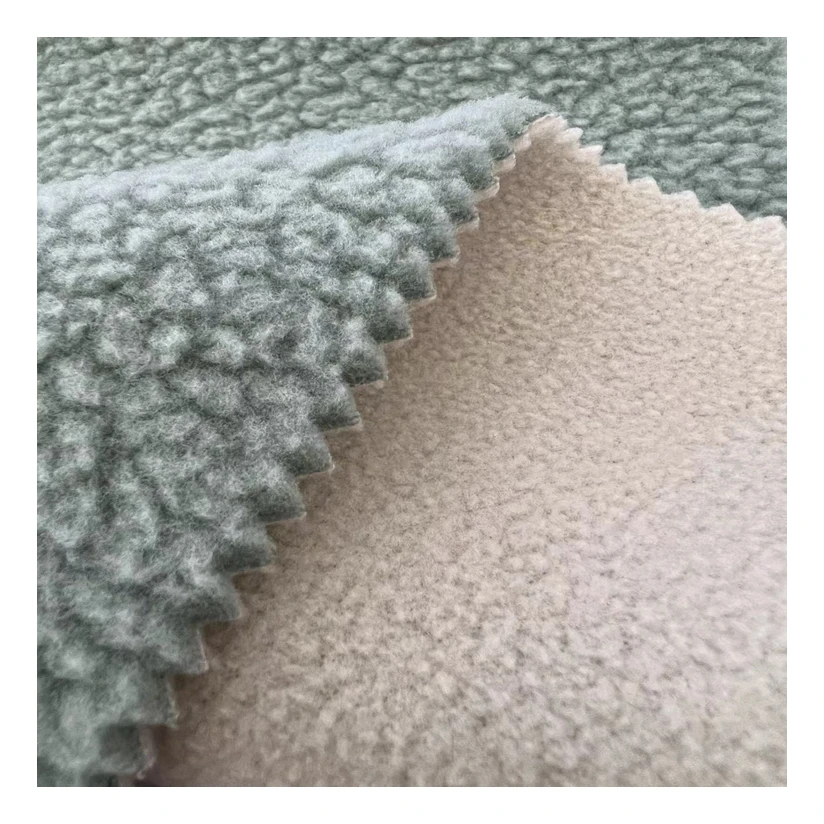 Custom Polar Fleece Composite Fabric  Fleece Winter Warm Fabric For Coat & Jacket