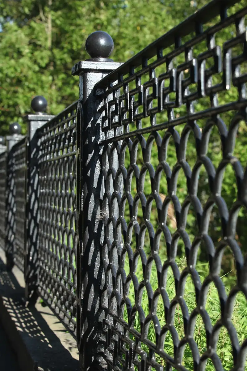 High Quality Cheap Wrought Iron Fence Panel Cast Iron Garden Fences Iron Fence