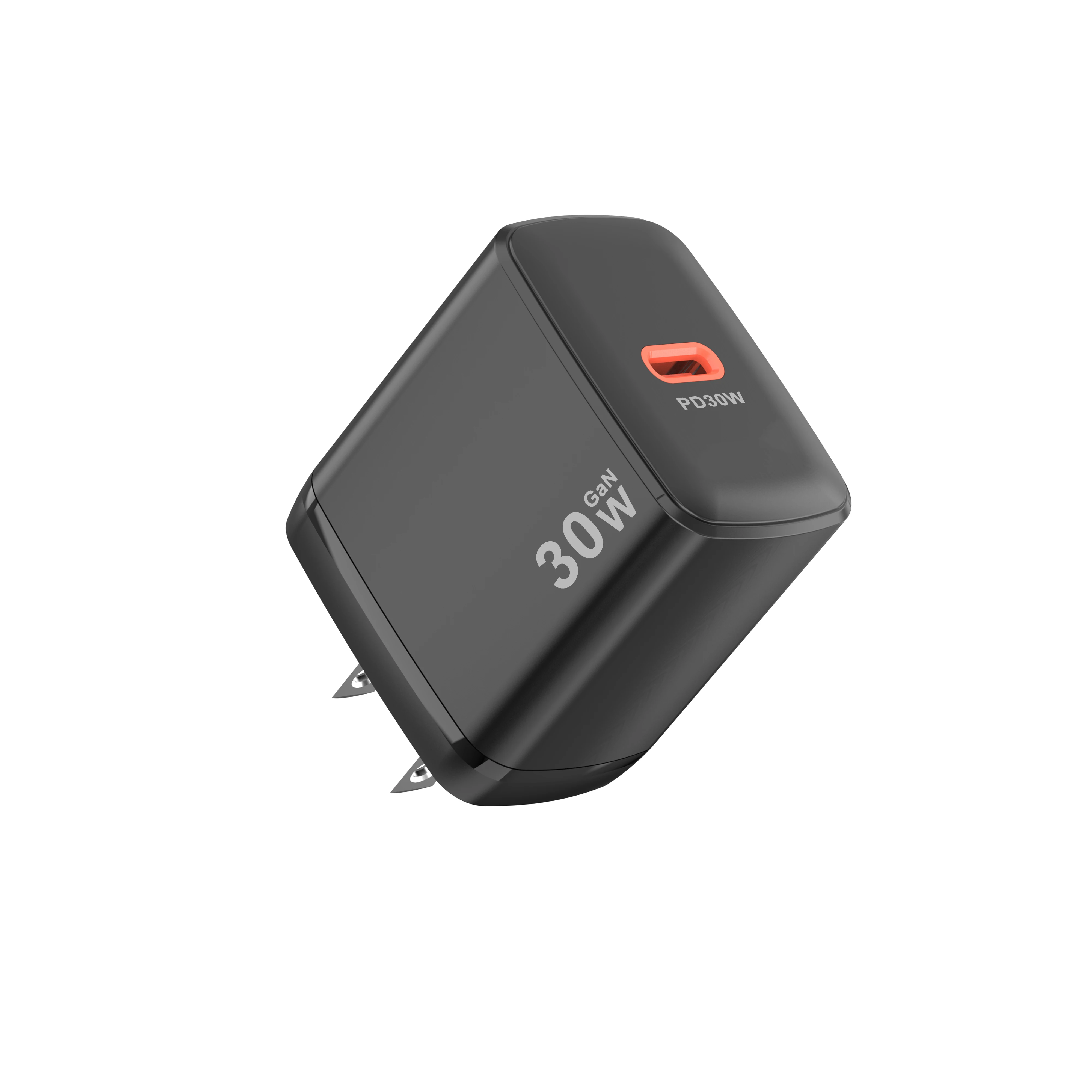 custom OEM QC PD 33W Dual Port USB Fast Charging Wall Adapter for Mobile Phones Gan Charger EU UK US Travel Charger