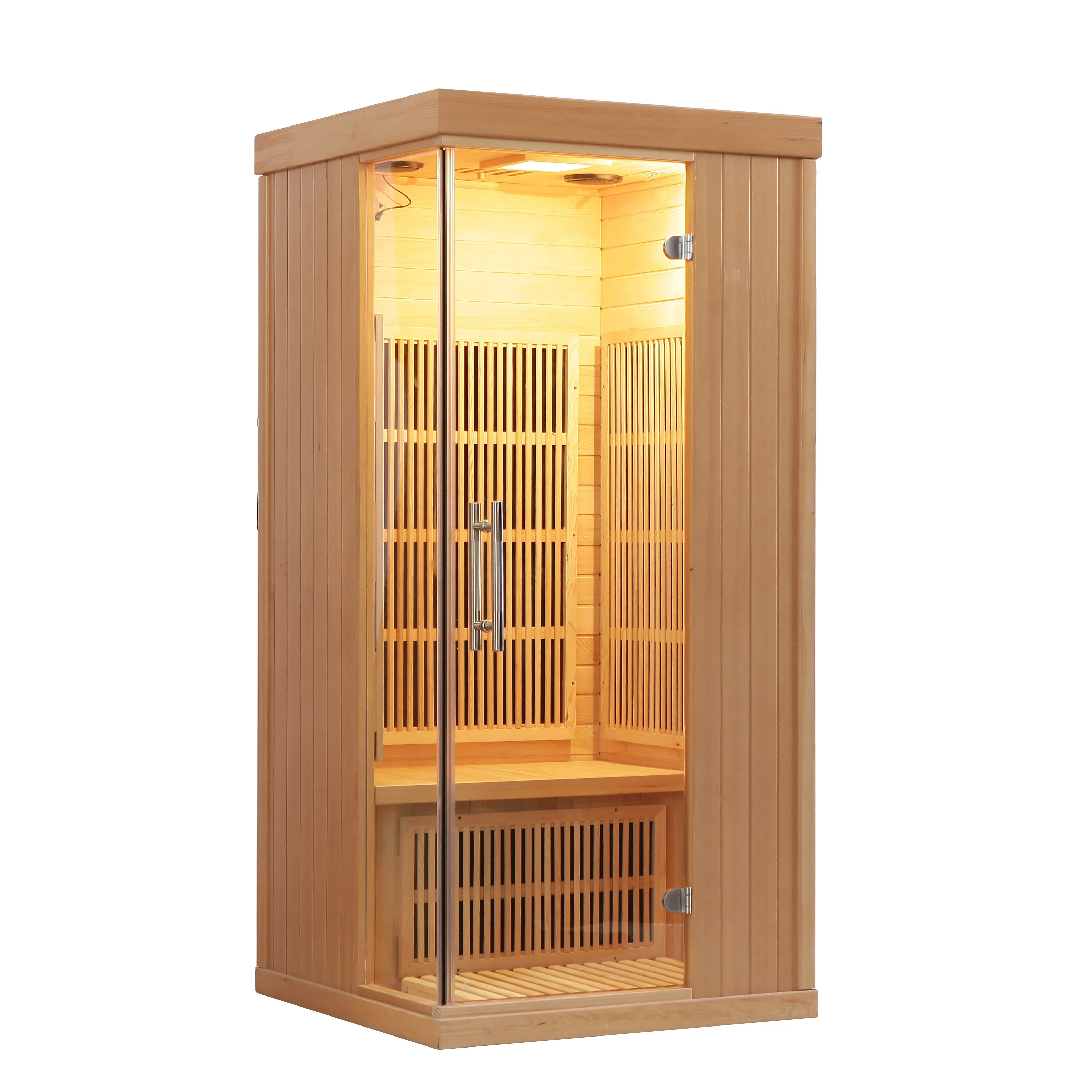far infrared indoor wooden 1 person home ozone infrared sauna