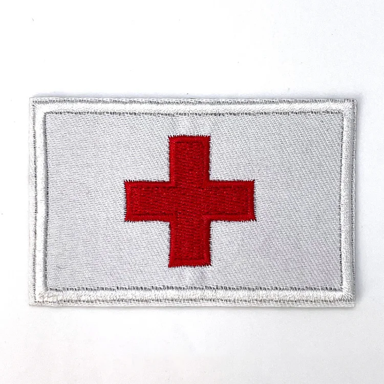 Flags of the world touch fastener fabric logo patch 3d embroidery flag patches sew on