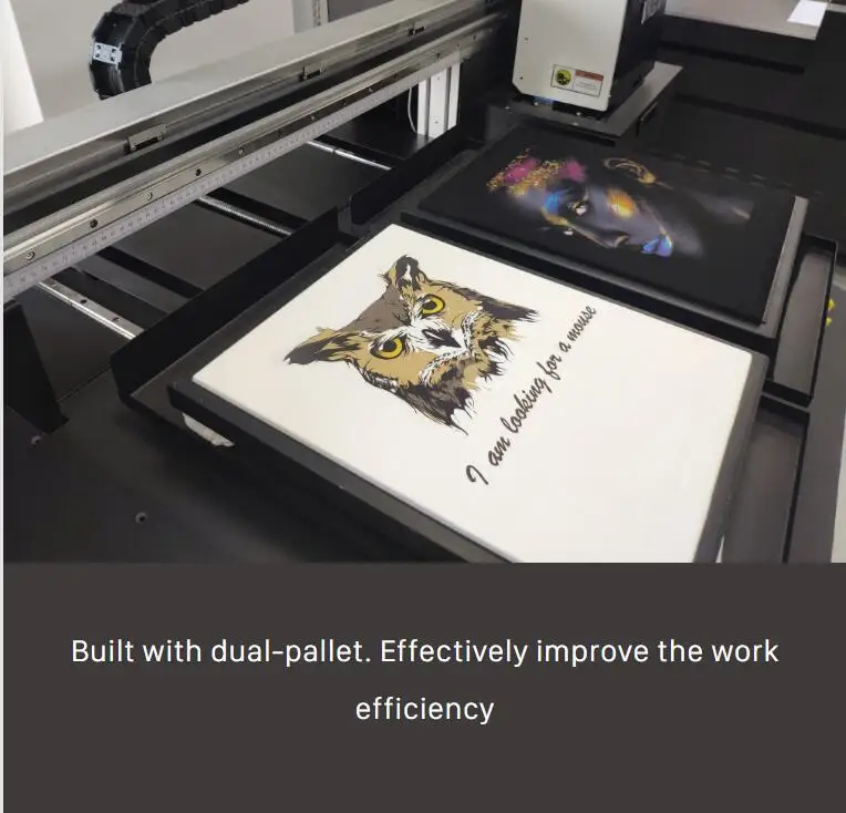 A2 Textile Direct to garment imprimante t shirt TP-600D with dual 4720 Heads