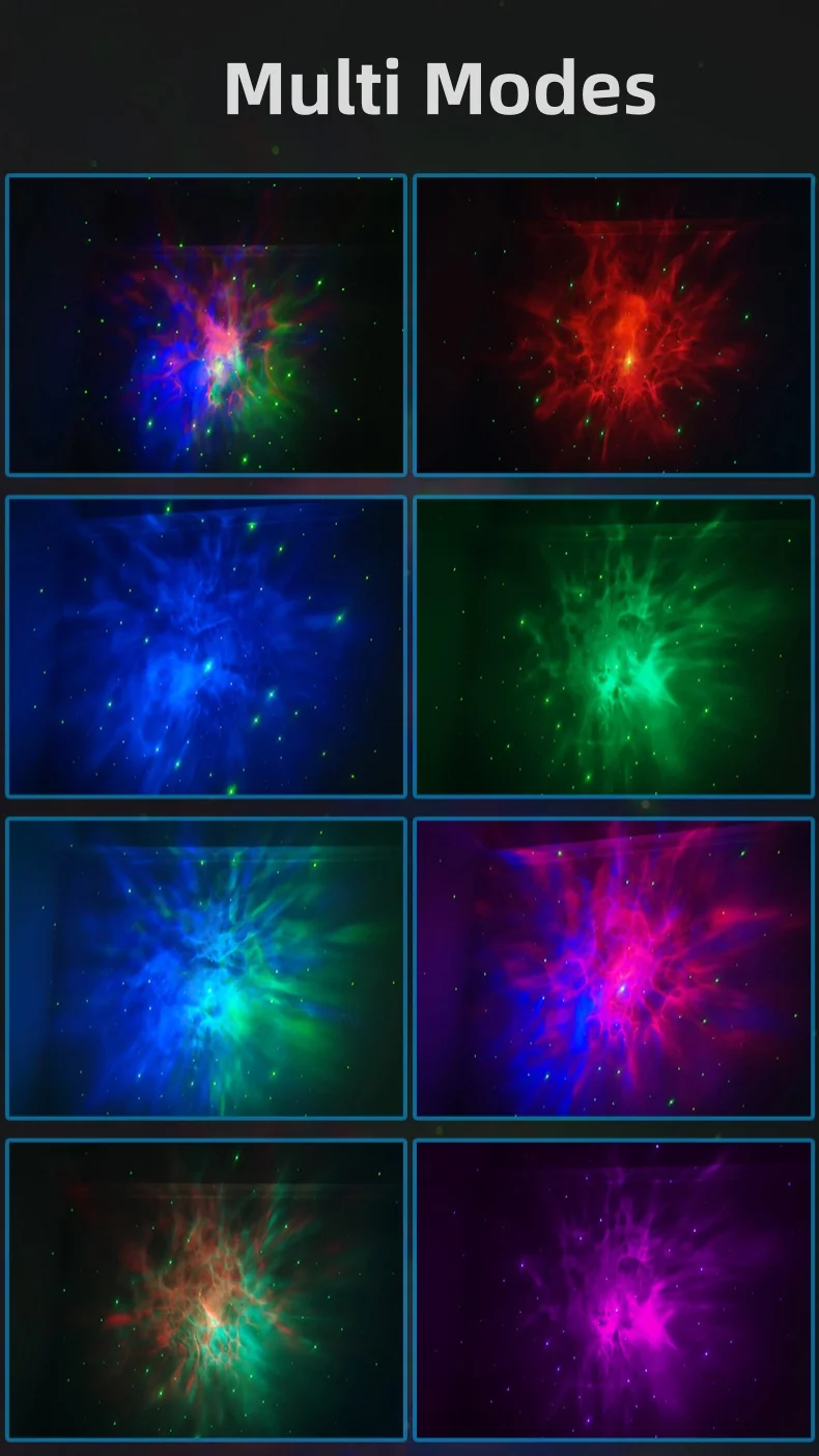 Conch Starry Sky Light Rotating Full Sky Star Projector Bluetooth  Atmosphere  Intelligent Night Light