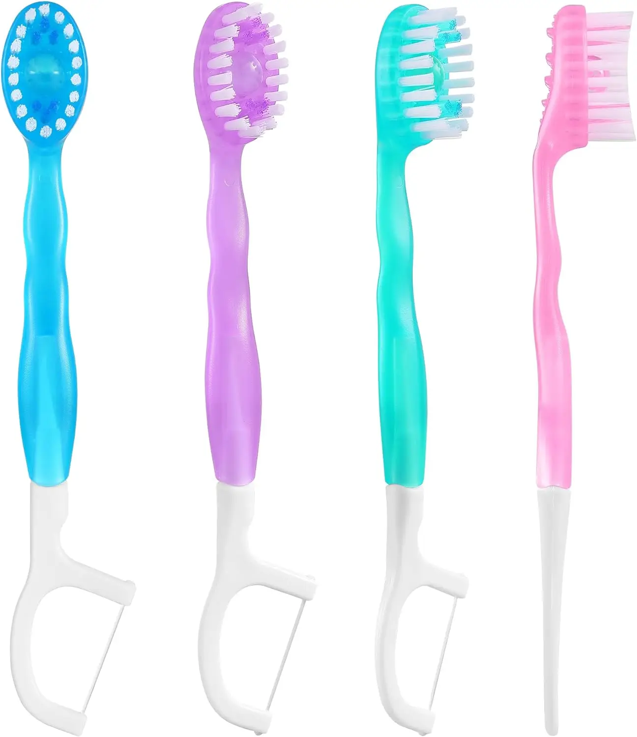 Private Label Natural Disposable Toothbrushes with Toothpaste Including Dental Flossers