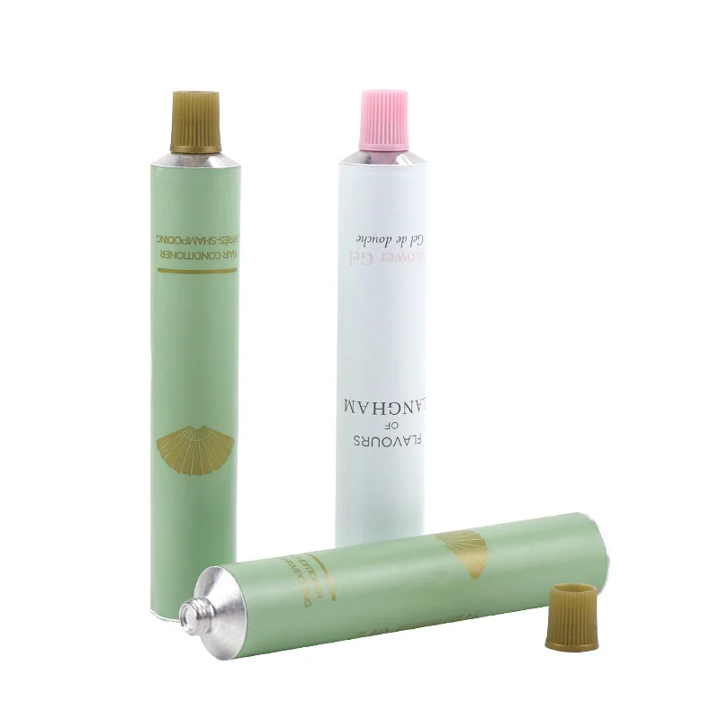 
15ml 30ml 50ml 100ml 150ml Customized Logo cometic packaging soft aluminum cosmetic tube 