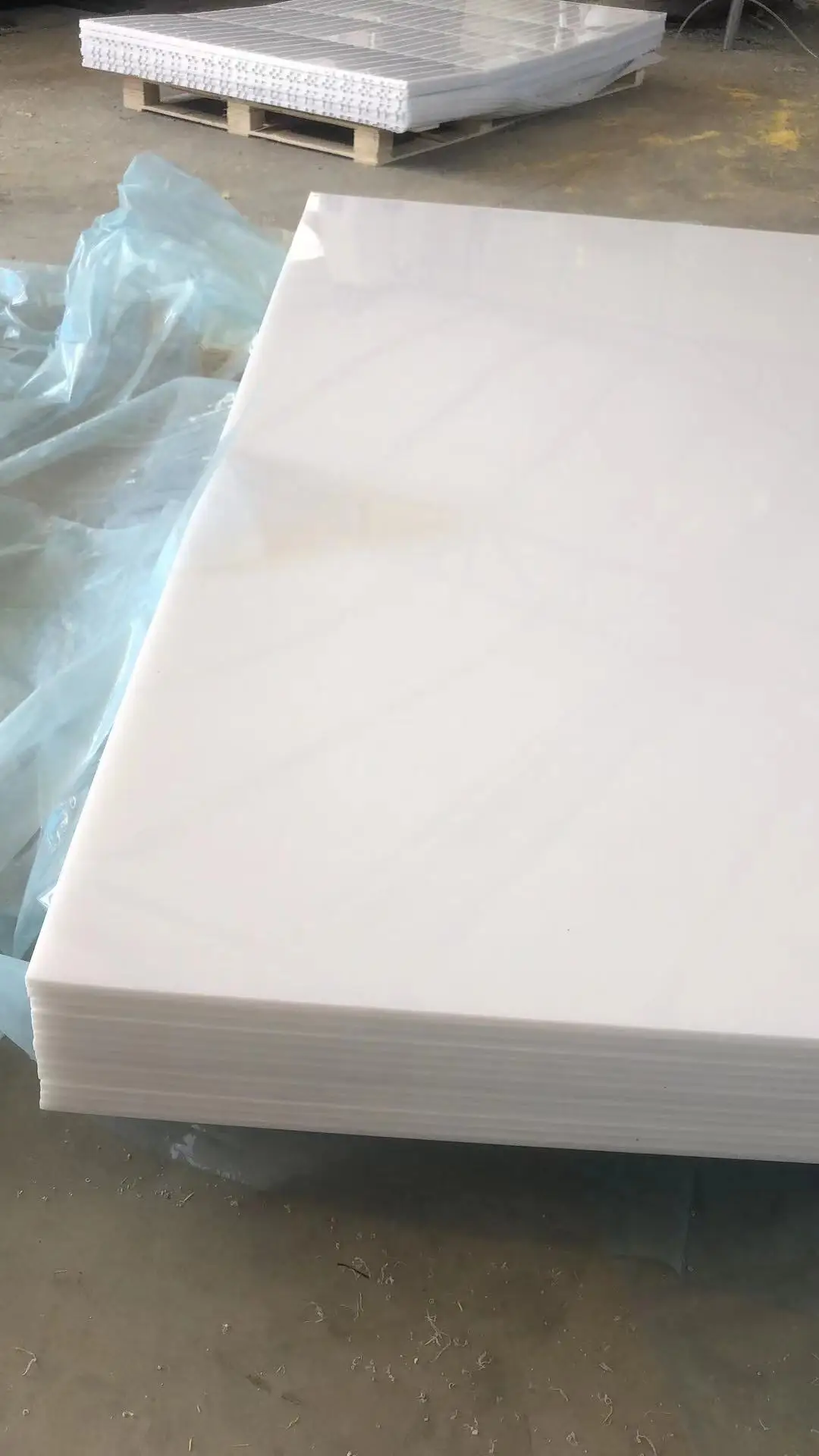 Белый лист HDPE 2 мм 3 12 пластиковый разрезанный по размеру вместо двери и окна