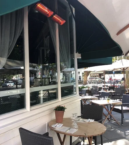 3000W High Heating Efficiency Infrared Heater Commercial or Household Use 2 Power Setting Outdoor Patio Heater