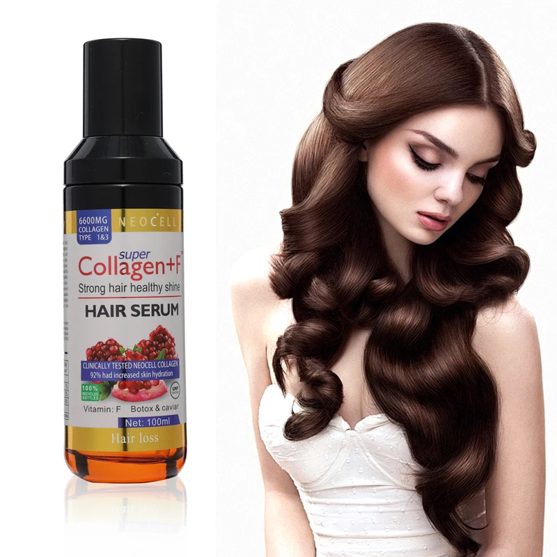 Professional Moisturizing Collagen Strong Hair Healthy Shine Hair Serum Vitamin F Repair Hair Essential Oil