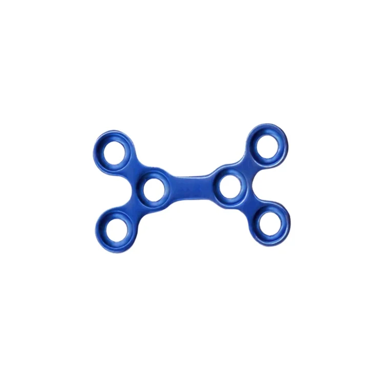 Orthopedic Maxiallofacial Surgical Pure Titanium Implant 2.0mm System Double Y Shape CMF Mini Locking Plate